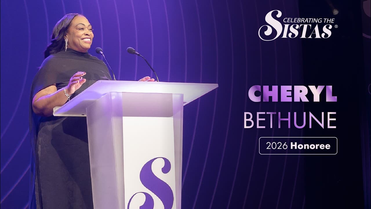 “Courage Is Not Perfection. It Is Presence.” - Cheryl Bethune | 2026 Celebrating the Sistas Speech