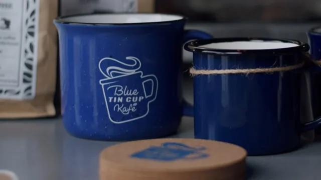 Blue Tin Cup Kafe